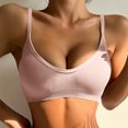 thumbnail image 4 of cfhntfmh Push up Bras for Women Scoop Neck Wirefree Bralettes Fashion Spaghetti Strap Comfort Solid Color Bras, 4 of 4