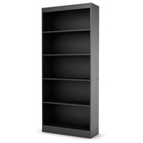 Axess 5-Shelf Bookcase - Black