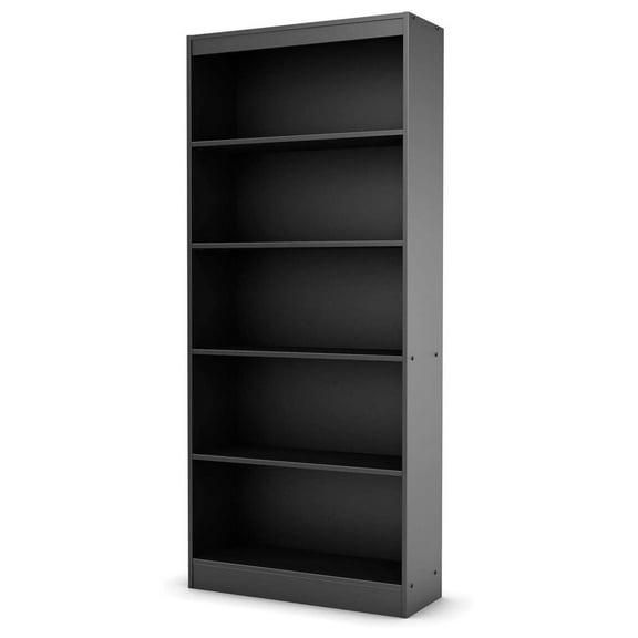 Axess 5-Shelf Bookcase - Black