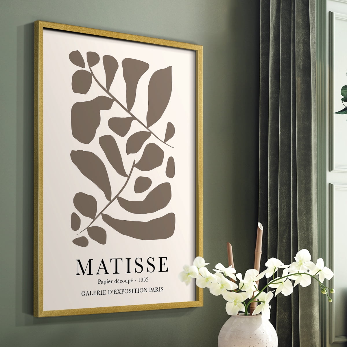 Matisse CCXI in Solid Wood 11 x 14 Framed Print