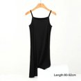 thumbnail image 1 of Combinaison Sans Couture en Soie Glacée pour Femmes Été Grande Taille Jupon Sans Manches Combinaison Intérieure Robes en Modal, 1 of 5
