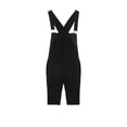 thumbnail image 5 of Babysbule Mens Pants Mens Letter Pocket Jeans Overall Jumpsuit Streetwear Overall Suspender Pants, 5 of 9