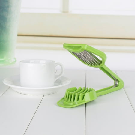 

Tebru Small Kiwi Fruit Banana Slicer Strawberry Egg Cutter Home Kitchen Bar Tool Strawberry Egg Cutter Egg Slicer
