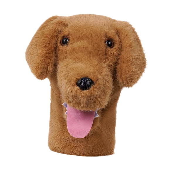 Quzzie Dog Golf Headcover Plush Driver Headcover Lovely Cartoon Golf Club Cover for 460cc Driver for Men Friend Golfers Thanksgiving