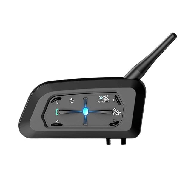 Motorcycle helmet bluetooth intercom support 7 people connection 700 meters