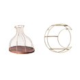 thumbnail image 1 of Moderno Soporte Multiusos Para Corchos De Vino Y Estante De Metal Para Colgar En La Pared, Elegante Y Práctico Jarrón Decorativo Que Ahorra Espacio Para La Decoración De La Cocina., 1 of 8