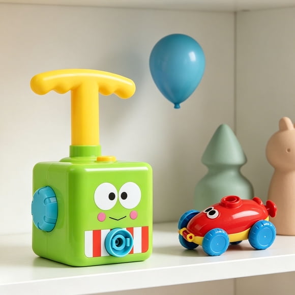 Ohmyroo Air-Powered Balloon Car Set Interactive Educational Toy For Beginners