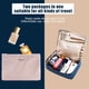 thumbnail image 5 of Bolsa de maquillaje de viaje Queboom, neceser para cosméticos, neceser para mujer y hombre (azul marino), 5 of 5