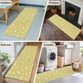 thumbnail image 5 of Kitchen Runner 2 x 6 Ft, Yellow Spring Easter Non-Slip Residential Carpet, Cute Bunny Botanical Indoor Crawling Mats Runner Rugs for Living Room/Dining Room/Bedroom, 5 of 8