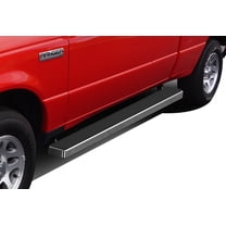 1998-2011 Ford Ranger Super Cab 2 Door 1998-2011 Ford Ranger EDGE Super Cab 2 Door 1998-2011 Mazda B-Series Super Cab 2 Door Hairline Finish 5 Inch Door to Door Side Bar Side Step Running Board
