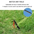 thumbnail image 3 of Aluminum Alloy Tent Stakes, 10Pcs Triangular Tent Pegs, 7075 Ultralight High Strength Durable Anchors, 3 of 4