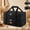 Black, variant on Insulated Double Decker Casserole Carrier, Expandable Lasagna Tote Bag for Hot/Cold Food, Fits 9" x 13" Baking Dish, Black-Flowers