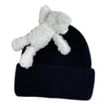 thumbnail image 4 of Gorro de invierno informal, cálido, suave y resistente al viento, accesorio de disfraz para hombres y mujeres, gorro de nieve Negro, 4 of 8