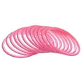 thumbnail image 6 of Efulgenz Pink Wedding Bangles Set Plain Textured Glass Bangles Bollywood Bracelets Bridal Bangle Indian Bangle Set Fashion Jewelry Accessories for Women (24 Pcs) Size 2.6, 6 of 7