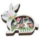 thumbnail image 5 of Conejo de Pascua de madera, boj Natural, conejo de madera de Pascua con luces LED, decoración de conejo de Pascua, luz cálida, conejito de Pascua, 5 of 14