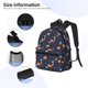 thumbnail image 3 of Balery Cartoon Fox Mochila para Mujeres y Hombres, Mochila Ligera Casual para Viajes, Mochila Clásica Básica para la Universidad, 3 of 6