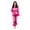 Rose Red, variant on AURA Women Satin Christmas Pajama Set Lapel Collar 3 4 Sleeve and Pants, Fall Winter S-XXL