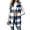 Blue women's sleeveless plaid jacket a1, variant on Women's Hooded Sleeveless Plaid Jacket Casual Button Down Vest Coat Fall Outerwear Warm Basic Layer for Autumn Street Style, Pink M