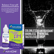 Alkazone Alkaline Booster Drops With Antioxidant - 1.25 Oz