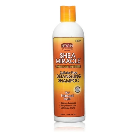 African Pride - Shea Miracle Detangling Shampoo 12 Oz. * BEAUTY TALK LA *
