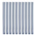 thumbnail image 1 of Lot de 10 bâtons de cire à cacheter multicolores, petits tampons ronds pour cartes d'invitation, enveloppes (gris bleu), 1 of 4