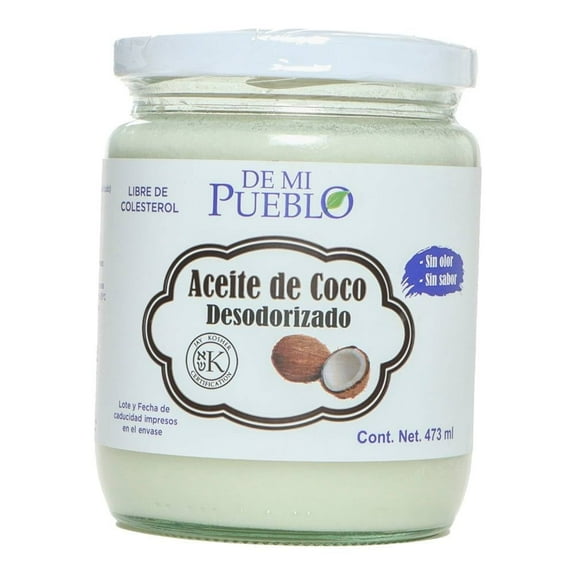 Aceite De mi Pueblo de coco desodorizado 473 ml