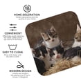 thumbnail image 4 of Balery 4 Pcs Cat Familyleather Coasters Set, Drink Table Cup Coasters For Living Room Kitchen Coffee Decor, 4 of 9