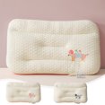thumbnail image 1 of Almohada ergonómica de algodón de punto | Soporte de cuello cervical de perfil bajo | Comodidad suave y respetuosa con la piel | Lavable a máquina | 16x24 pulgadas | Dormir, Ropa de cama | 1 paquete, 1 of 7