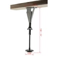 thumbnail image 5 of Room Designs Center Support Leg (Adjustable), Set of 2 Black Functional Round, 5 of 5