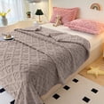 thumbnail image 5 of Winty Throw Blanket for Couch Sofa,Bed Blankets for Bed,Super Soft and Warm Throw Blanket for Couch, Sofa and Bed Cozy, Fuzzy and Lightweight,120*200Cm, 5 of 7