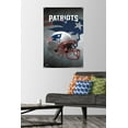 thumbnail image 2 of NFL New England Patriots - Helmet 16 Wall Poster with Push Pins, 22.37" x 34", 2 of 3