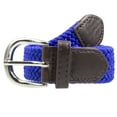 thumbnail image 2 of Gelante Children's Canvas Elastic Fabric Woven Stretch Braided Belts -Royal-S (20-22), 2 of 2