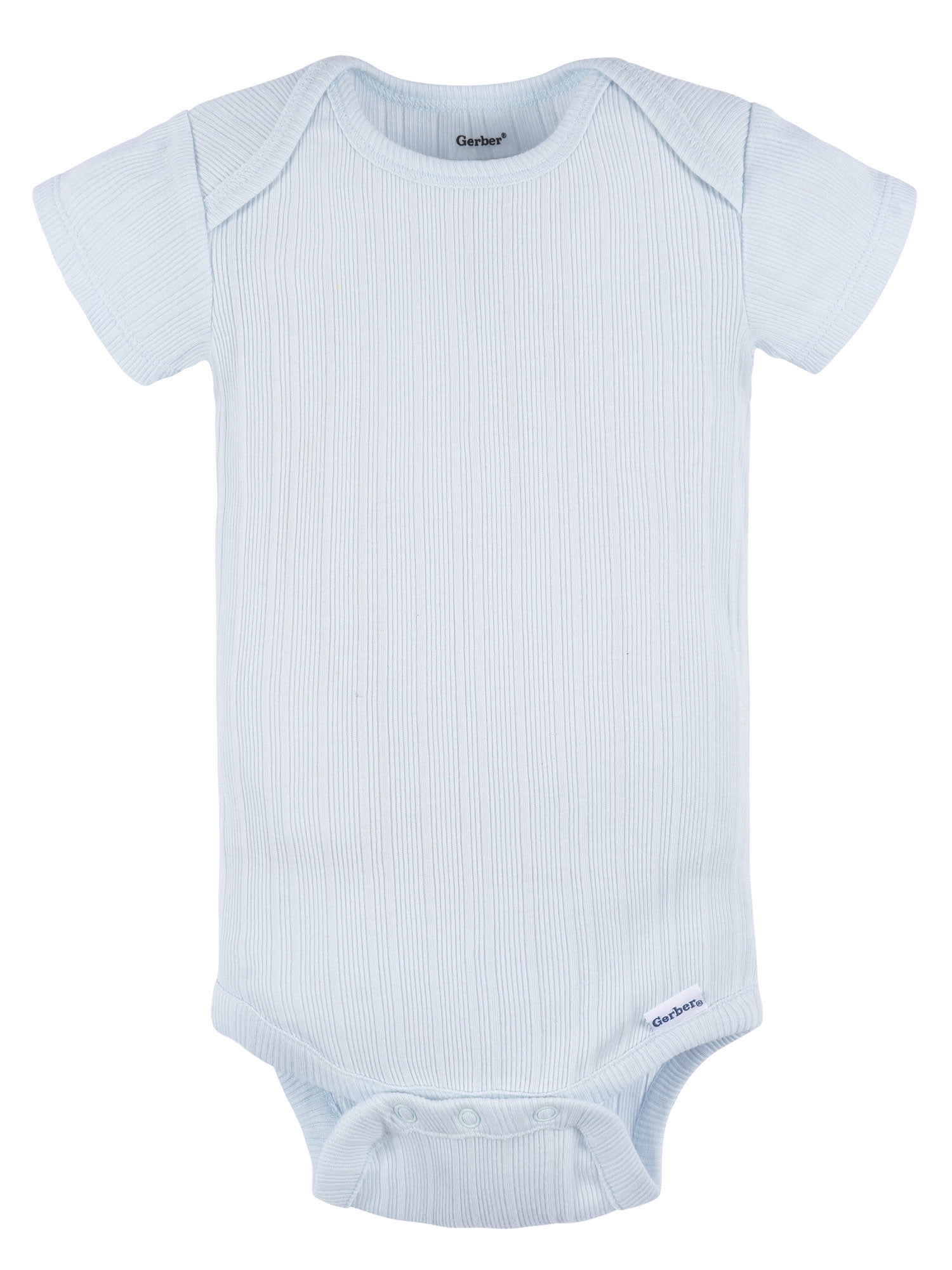 Gerber Baby Neutral Short Sleeve Onesies, 3-Pack, Sizes Newborn - 24 Months