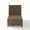 Sand and Brown, variant on Crosley Furniture Bradenton Wicker Armless Outdoor Sectional Chair