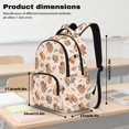 thumbnail image 6 of Yuyamidu Reading Capybara Backpack 4 Piece Set for Girls Ages 6-12 Elementary School Bookbag with Lunch Bag Pencil Case Water Bottle Carrier Kids School Supplies Daypack, 6 of 7