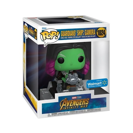 Funko Pop! Deluxe: Marvel - Guardians of the Galaxy - Gamora in Guardian's Ship Vinyl Bobblehead (Walmart Exclusive)