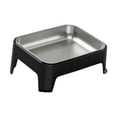 thumbnail image 1 of Comedero elevado para perros Comedero elevado para perros Comedero para perros de comida y agua negro, 1 of 9