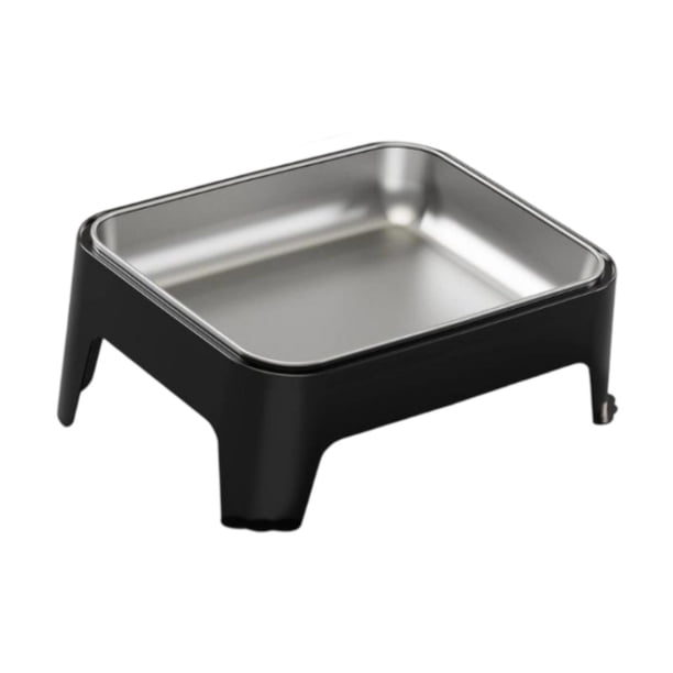 Comedero elevado para perros Comedero elevado para perros Comedero para perros de comida y agua negro