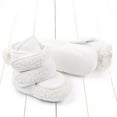 thumbnail image 2 of Aayomet Boys Shoes and Boys Warm Shoes Soft Booties Comfortable Boots Toddler Warming Home Shoes Snow Boots (White, 13 Toddler), 2 of 4