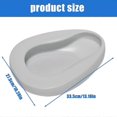 thumbnail image 2 of Portable Bedpan for Elderly Females Heavy Duty Bed Pans Thick Large Bedpans for Bedridden Patient Hospital Home Bed Pan, 2 of 4