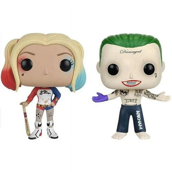 Suicide Squad Funko POP! Movies The Joker & Harley Quinn Vinyl Figure [Metallic]