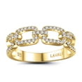 thumbnail image 1 of Anillo LAVALE Moissanite de plata de ley color D VVS1 talla 5-10, 1 of 8