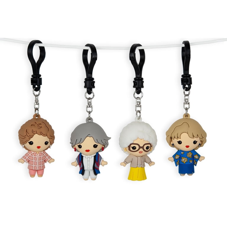 Toynk Exclusive Golden Girls Keychain Merchandise: 4-Piece 3D Foam