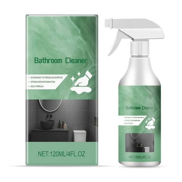 multicolor Bathroom Multi-Purpose Cleaner 120Ml Removes Soap Scum Limescale Mold From Shower Tiles Glass Surfaces Fast Acting Spray With Fresh Scent #7LSNe