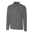 thumbnail image 2 of Men's Cutter & Buck Steel New Mexico State Aggies Traverse Stretch Quarter Zip-Pullover Top, 2 of 3