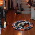 thumbnail image 2 of 3D Halloween Rug, Spooky Ghost 3D Illusion Quilted Round Mat, Soft Non-Slip Fabric Modern Home Decor,35", 2 of 5