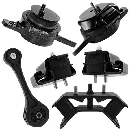 4M Auto Parts Engine Mounts Engine Torque Strut Mount & Automatic Transmission Mount (3 Stud Design) 6PCS Set. Parts 9552 9024 9024 9835 9836 9561.