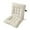 White, variant on All-Weather Outdoor Chair Cushions Set - Water-Resistant Seat & Back Cushions with Non- Design - Patio, Garden, Dining Room & Office Chair Pillows