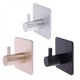 thumbnail image 2 of Perchero de pared autoadhesivo de acero inoxidable, 3 uds., soporte para llaves, ganchos para toallas, perchero para ropa, ganchos para colgar, accesorios de baño, color negro, 2 of 5