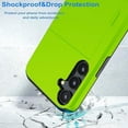 thumbnail image 6 of FIEWESEY for Samsung Galaxy S24 S24 Plus S24 Ultra Case , Dual Layer Protective Shockproof Pocket Credit Card License Rugged Sturdy Shell Slide Wallet Phone Case forSamsung Galaxy S24 Plus, Green, 6 of 6